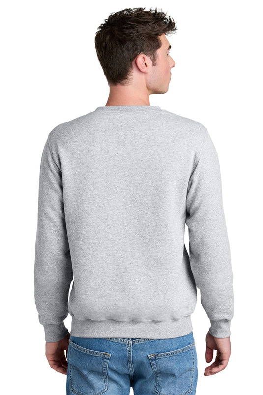 Port & Co Core Fleece Crewneck Pocket Sweatshirt PC78PKT