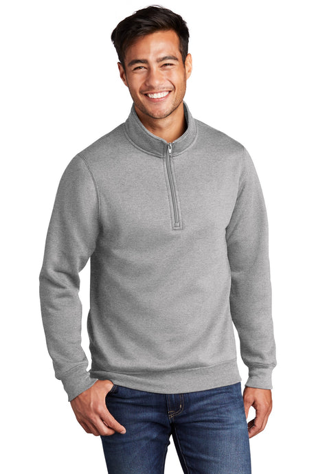 Port & Co Core Fleece 1/4-Zip Pullover Sweatshirt PC78Q