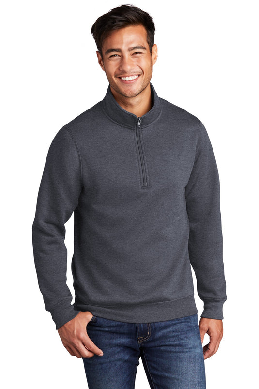 Port & Co Core Fleece 1/4-Zip Pullover Sweatshirt PC78Q