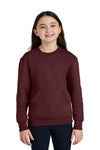 Port & Co Youth Core Fleece Crewneck Pocket Sweatshirt PC78YPKT