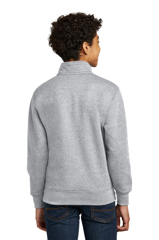 Port & Co Youth Core Fleece 1/4-Zip Pullover Sweatshirt PC78YQ