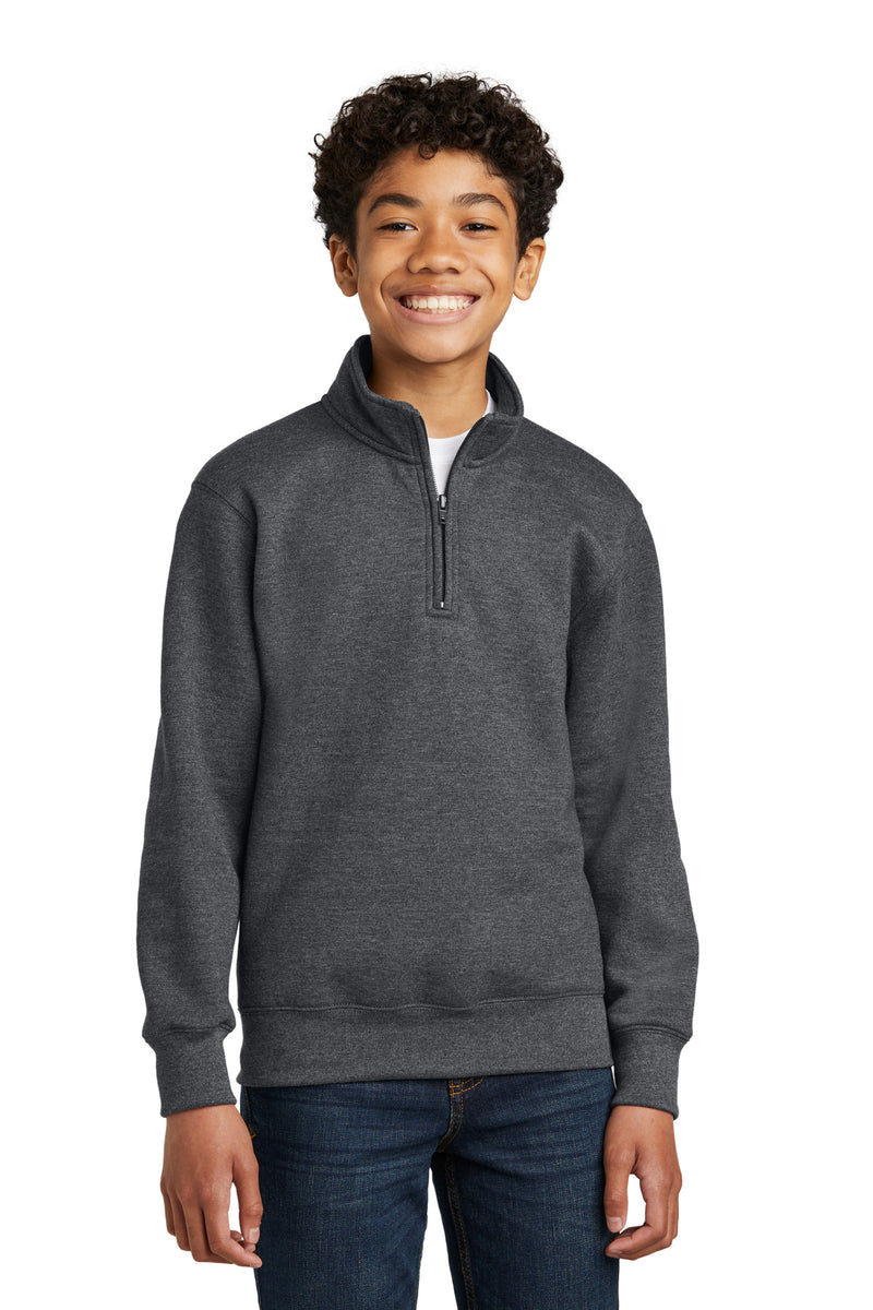 Load image into Gallery viewer, Port &amp; Co Youth Core Fleece 1/4-Zip Pullover Sweatshirt PC78YQ
