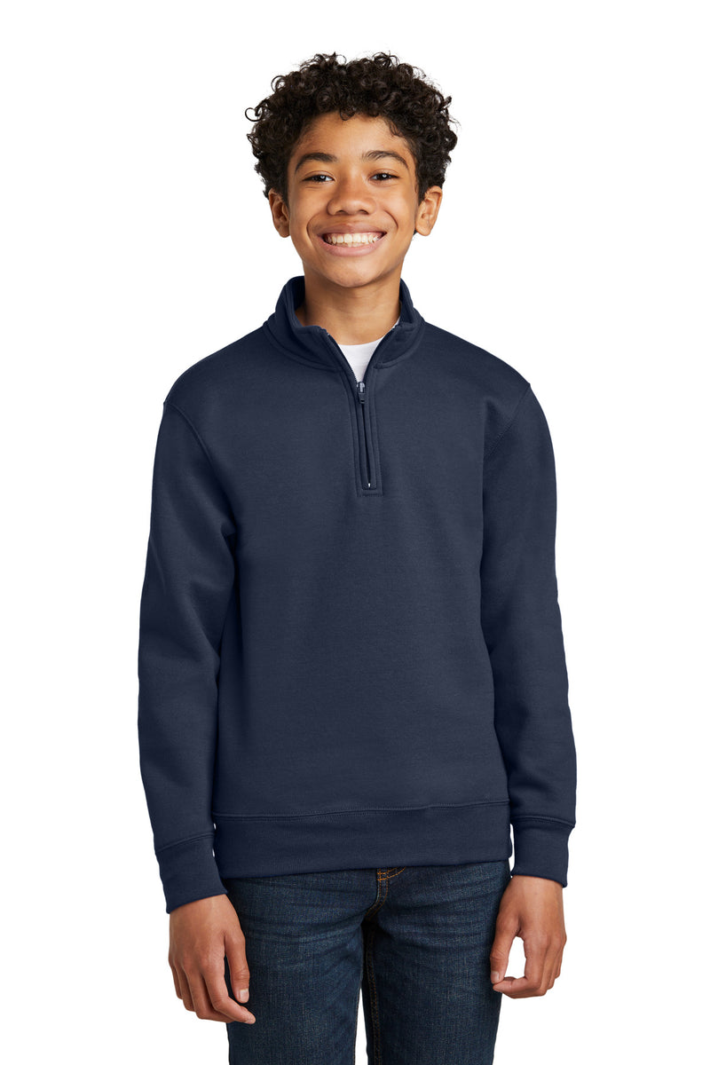 Load image into Gallery viewer, Port &amp; Co Youth Core Fleece 1/4-Zip Pullover Sweatshirt PC78YQ

