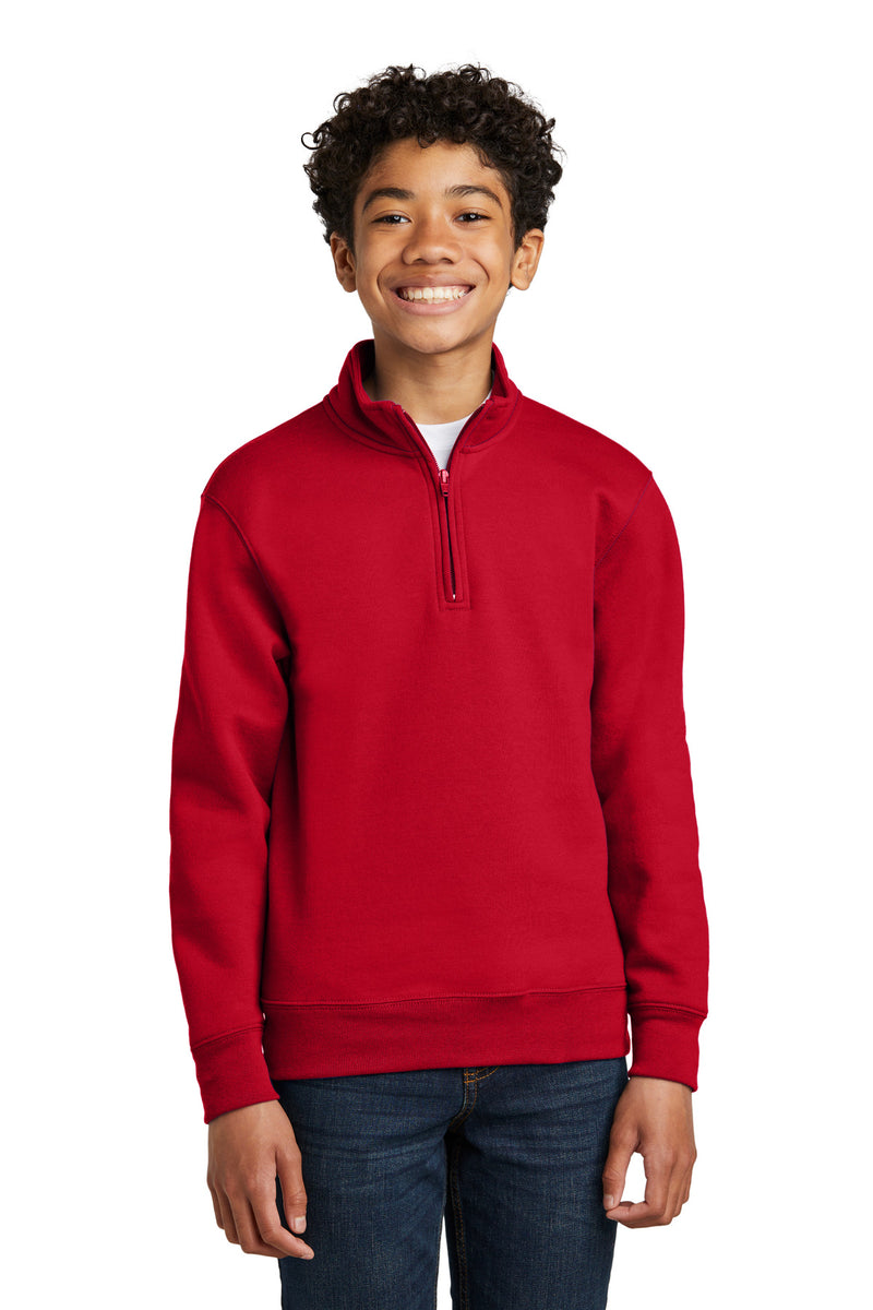Load image into Gallery viewer, Port &amp; Co Youth Core Fleece 1/4-Zip Pullover Sweatshirt PC78YQ
