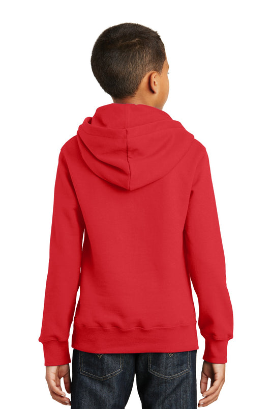 Port & Co Youth Fan Favorite Fleece Pullover Hooded Sweatshirt. PC850YH
