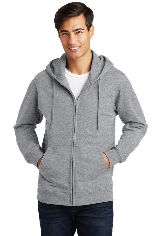 Port & Co Fan Favorite Fleece Full-Zip Hooded Sweatshirt. PC850ZH