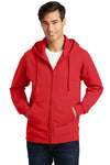Port & Co Fan Favorite Fleece Full-Zip Hooded Sweatshirt. PC850ZH