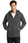 Port & Co Fan Favorite Fleece Full-Zip Hooded Sweatshirt. PC850ZH