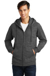 Port & Co Fan Favorite Fleece Full-Zip Hooded Sweatshirt. PC850ZH