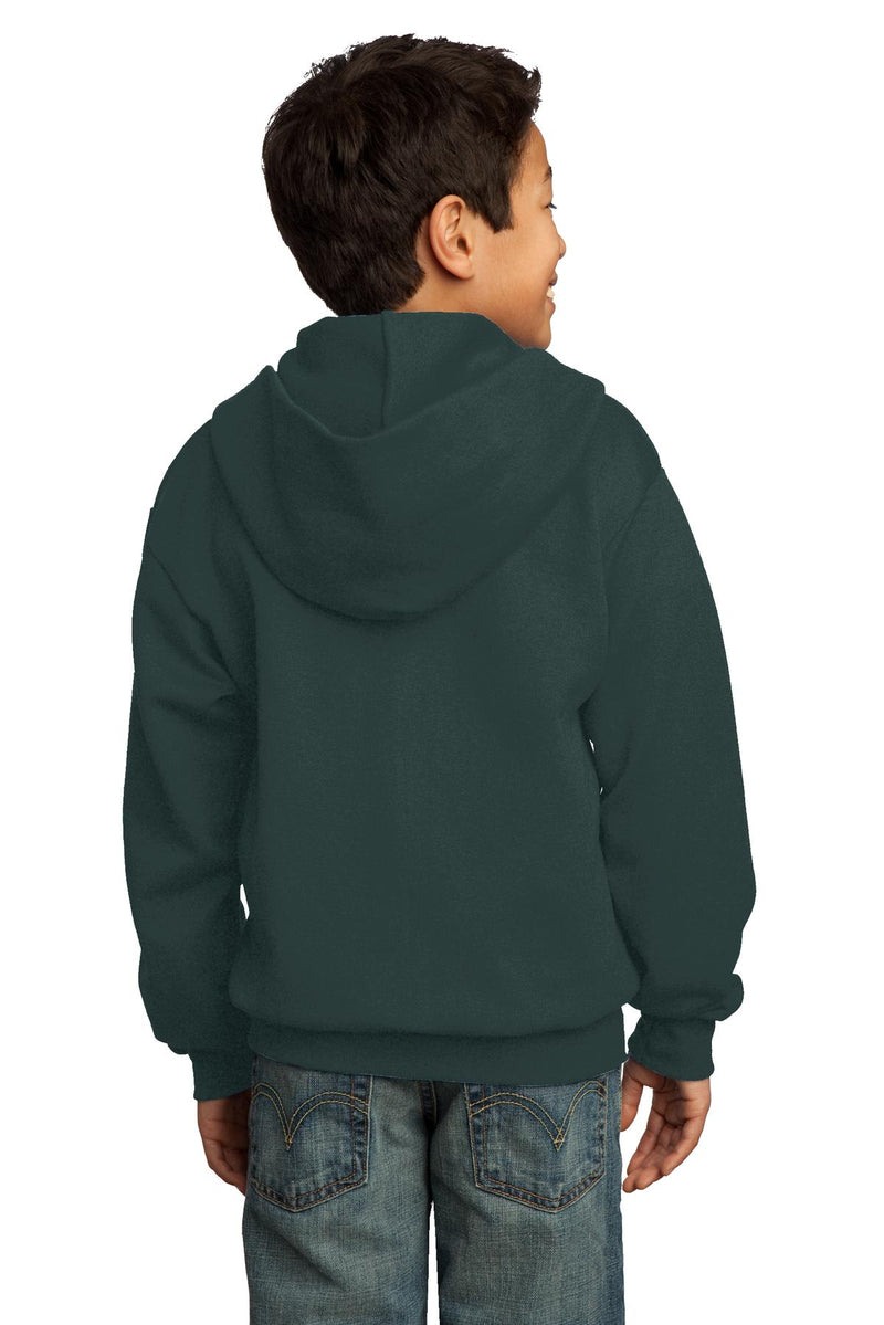 Load image into Gallery viewer, Port &amp; Co Youth Core Fleece Full-Zip Hooded Sweatshirt.  PC90YZH
