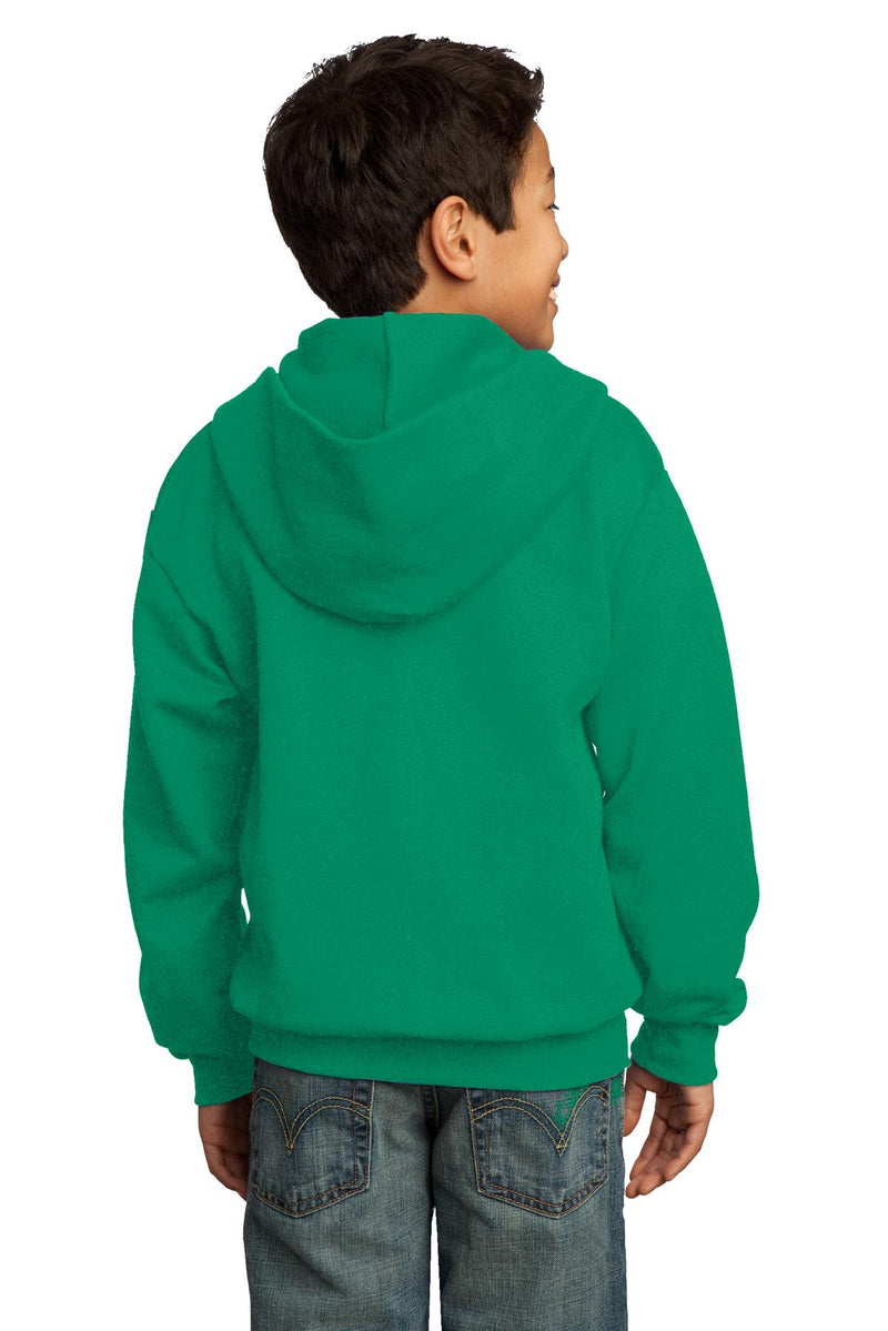 Load image into Gallery viewer, Port &amp; Co Youth Core Fleece Full-Zip Hooded Sweatshirt.  PC90YZH
