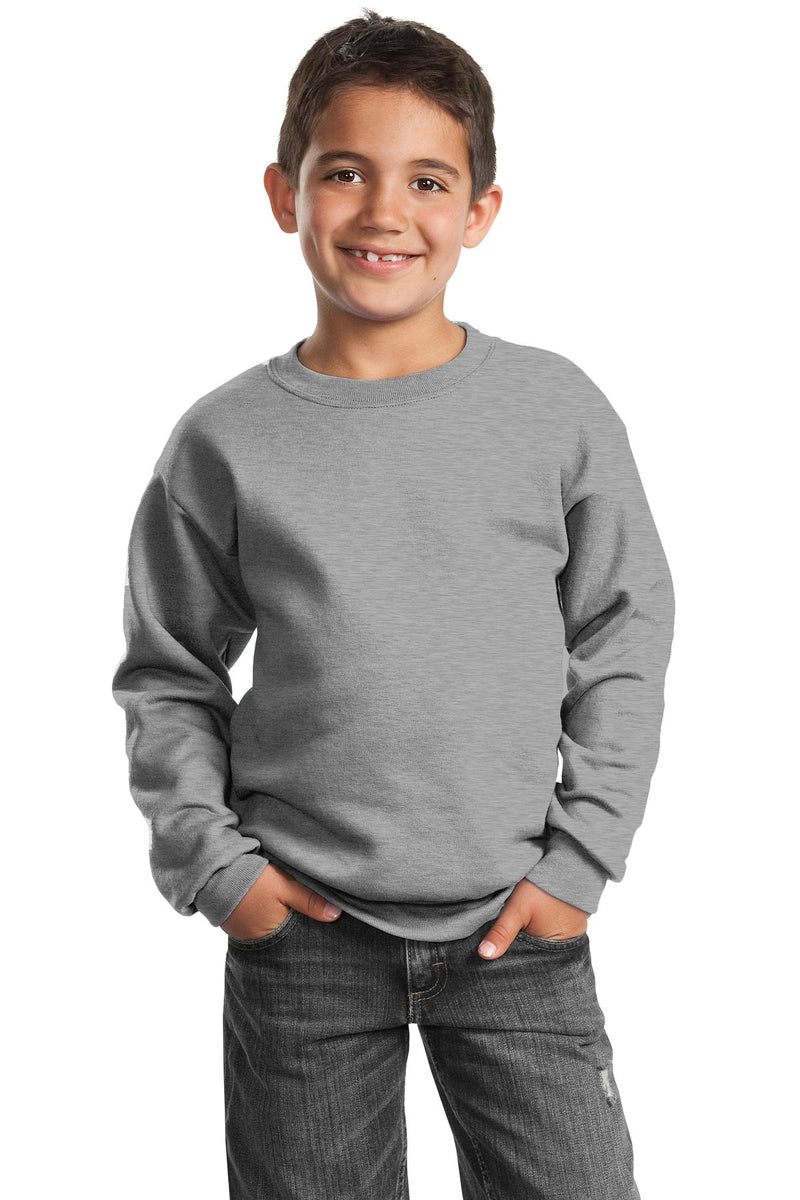 Load image into Gallery viewer, Port &amp; Co Youth Core Fleece Crewneck Sweatshirt.  PC90Y
