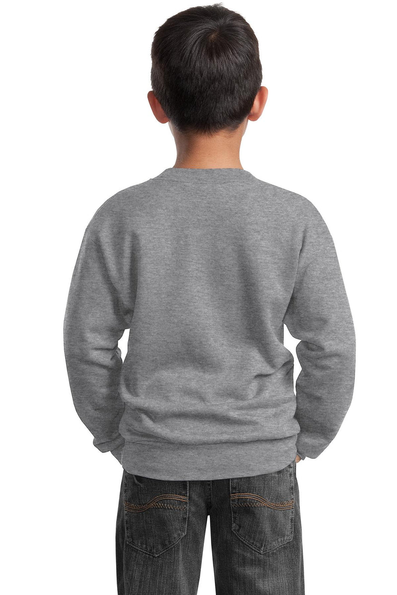 Load image into Gallery viewer, Port &amp; Co Youth Core Fleece Crewneck Sweatshirt.  PC90Y
