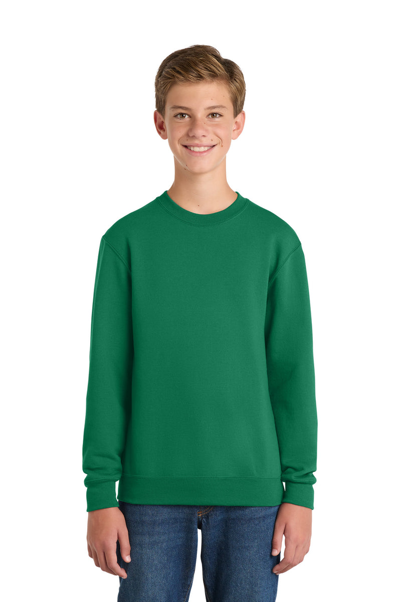 Load image into Gallery viewer, Port &amp; Co Youth Core Fleece Crewneck Sweatshirt.  PC90Y
