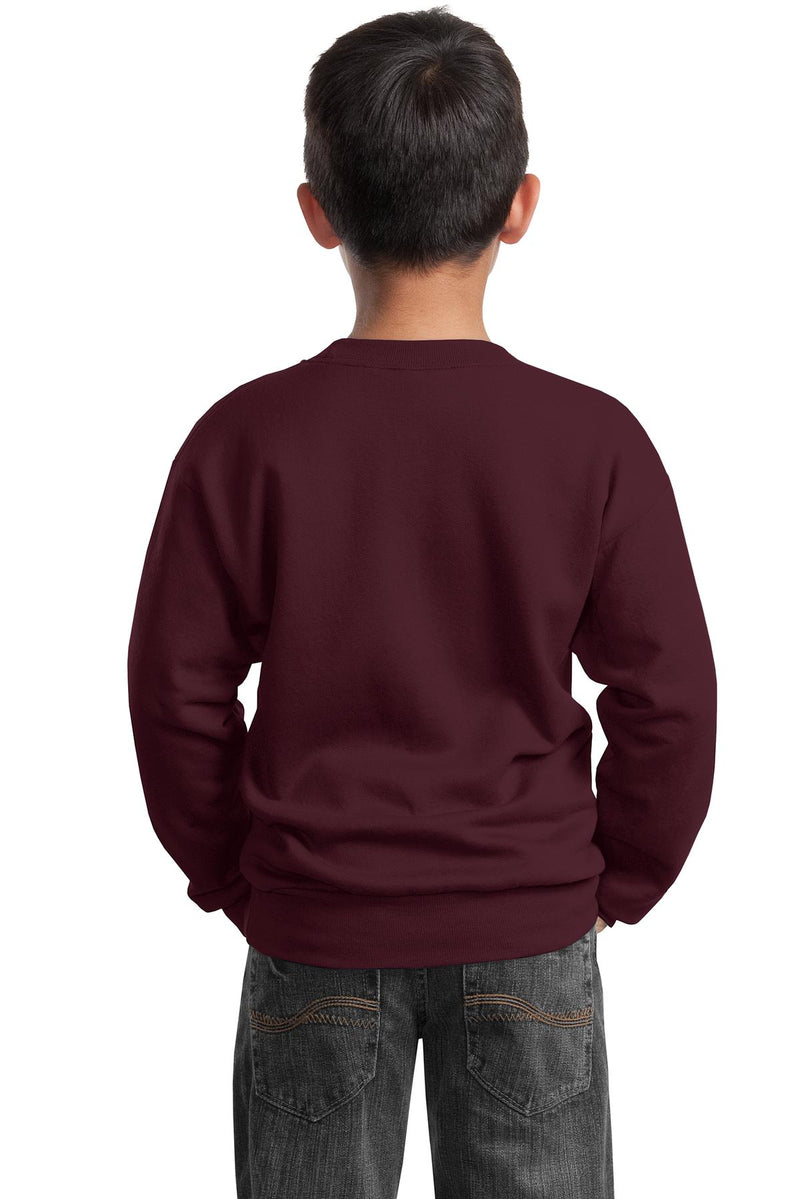 Load image into Gallery viewer, Port &amp; Co Youth Core Fleece Crewneck Sweatshirt.  PC90Y
