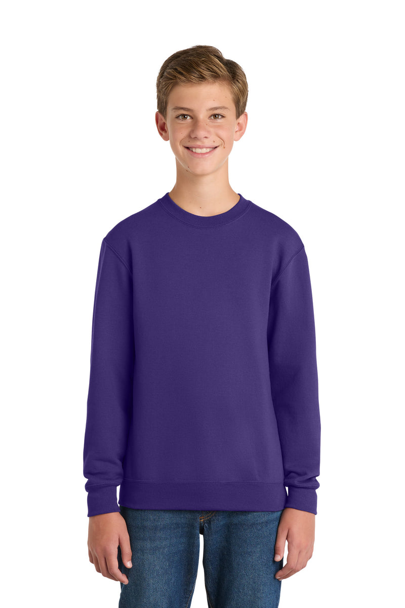 Load image into Gallery viewer, Port &amp; Co Youth Core Fleece Crewneck Sweatshirt.  PC90Y
