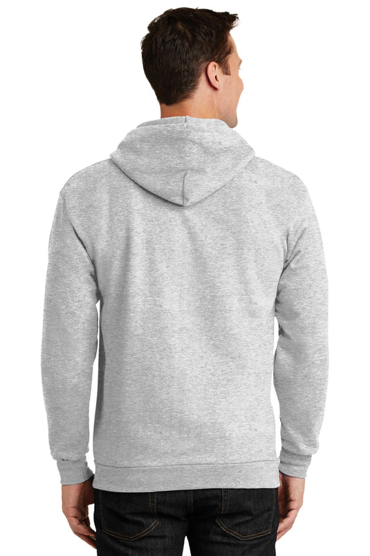 Port & Co Tall Essential Fleece Full-Zip Hooded Sweatshirt. PC90ZHT