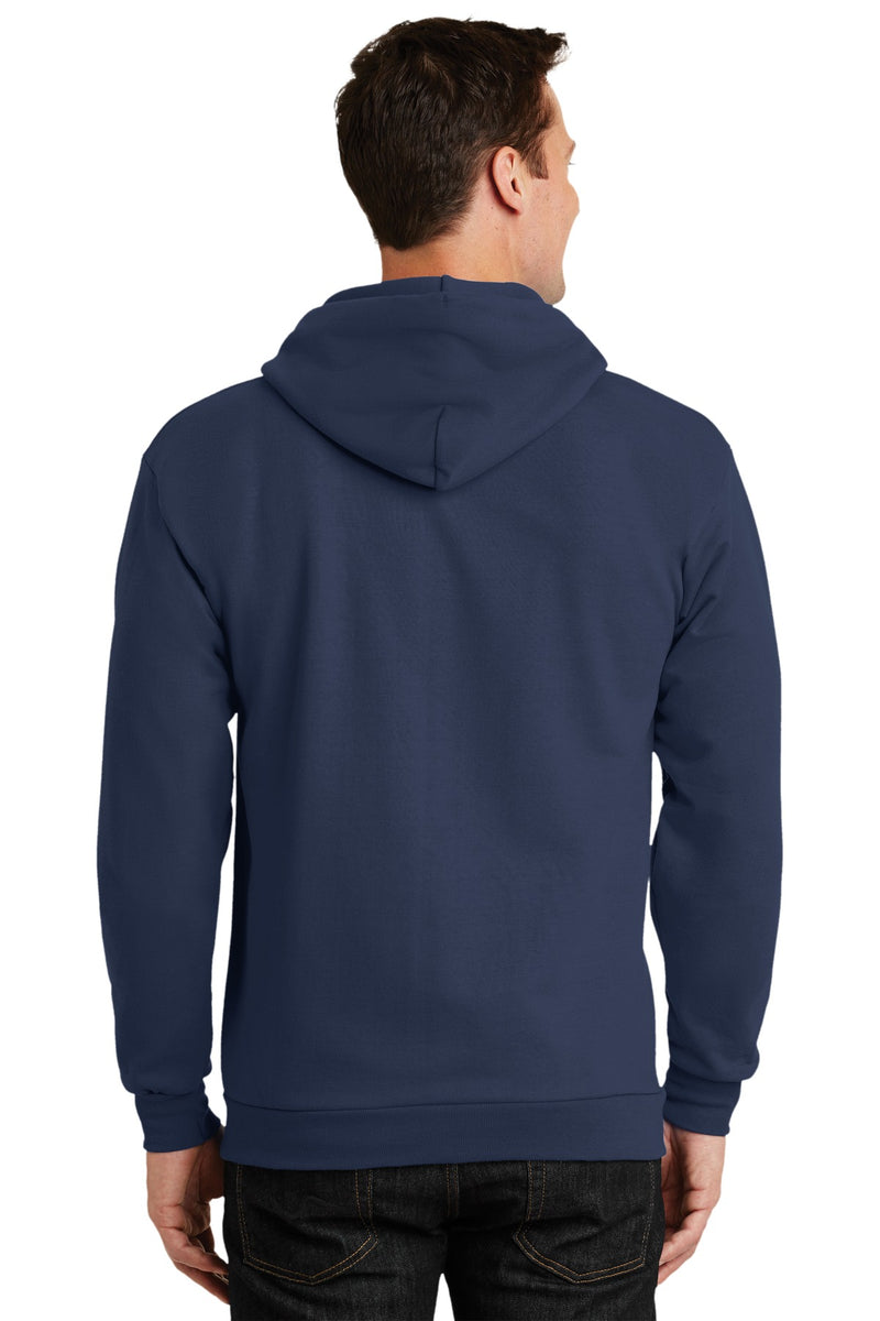 Load image into Gallery viewer, Port &amp; Co Tall Essential Fleece Full-Zip Hooded Sweatshirt. PC90ZHT
