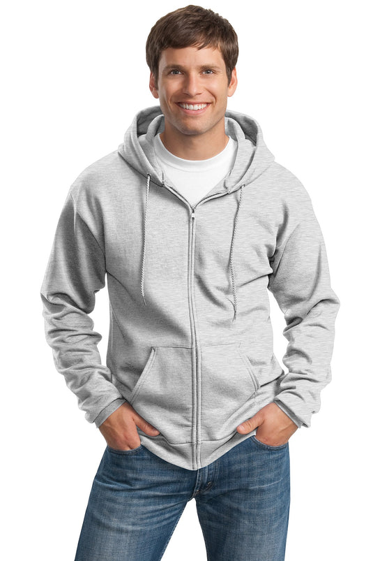 Port & Co Tall Essential Fleece Full-Zip Hooded Sweatshirt. PC90ZHT
