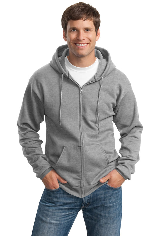 Port & Co Tall Essential Fleece Full-Zip Hooded Sweatshirt. PC90ZHT