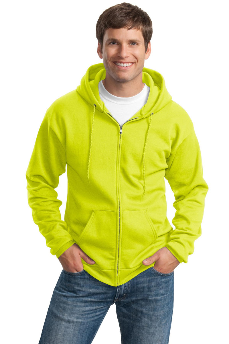 Load image into Gallery viewer, Port &amp; Co Tall Essential Fleece Full-Zip Hooded Sweatshirt. PC90ZHT
