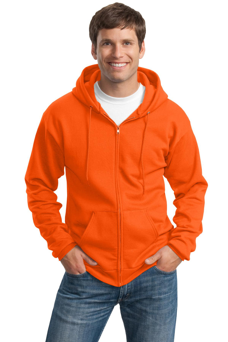 Load image into Gallery viewer, Port &amp; Co Tall Essential Fleece Full-Zip Hooded Sweatshirt. PC90ZHT
