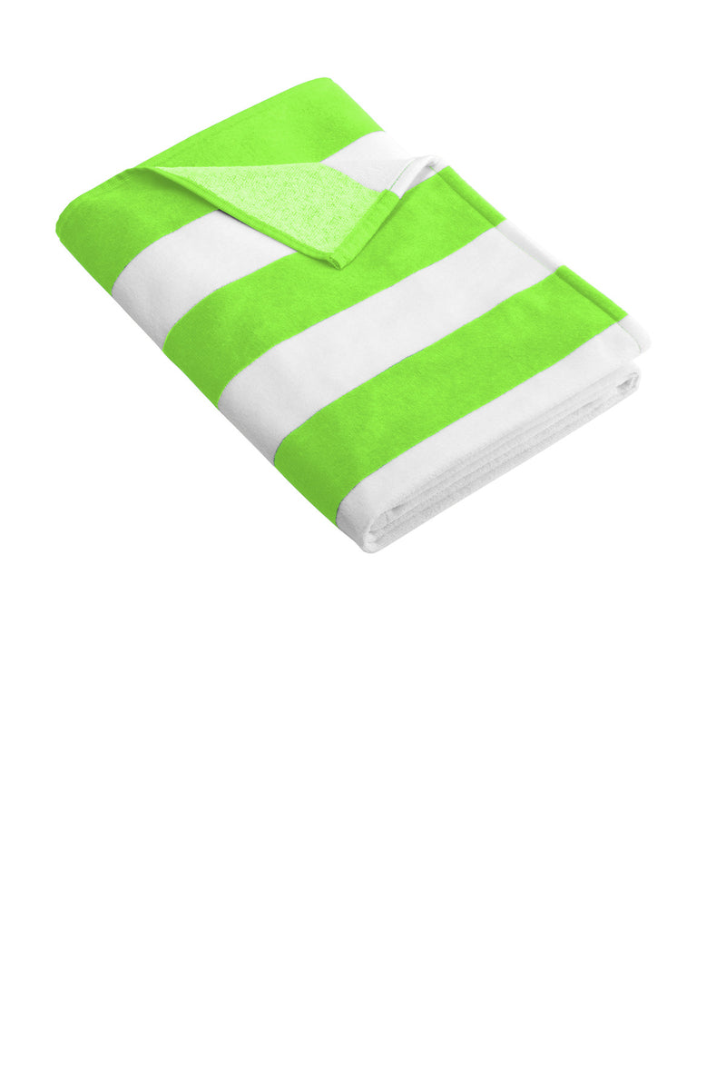 Load image into Gallery viewer, Port Authority Cabana Stripe Beach Towel. PT43
