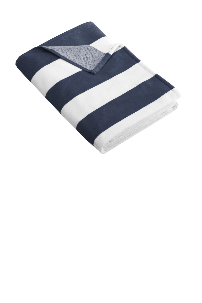 Load image into Gallery viewer, Port Authority Cabana Stripe Beach Towel. PT43
