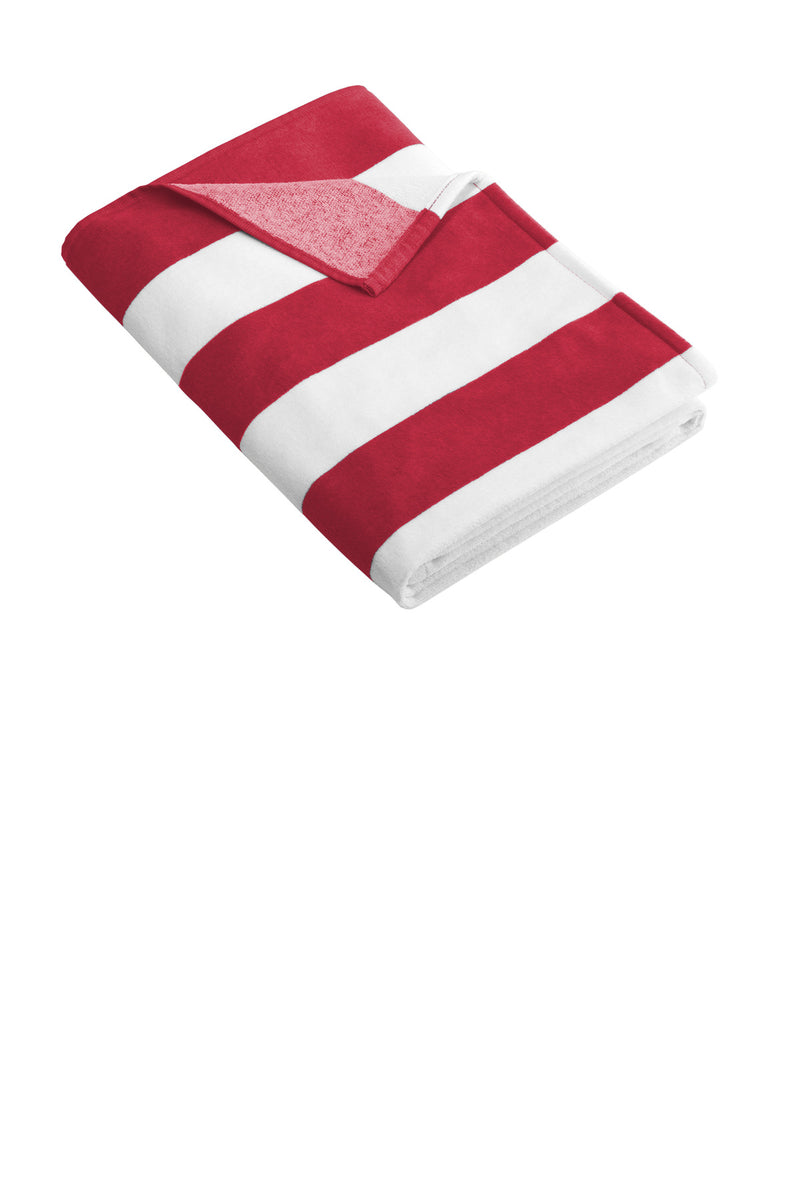 Load image into Gallery viewer, Port Authority Cabana Stripe Beach Towel. PT43
