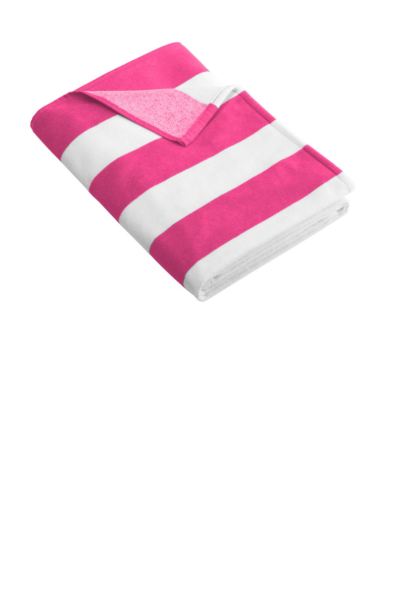 Load image into Gallery viewer, Port Authority Cabana Stripe Beach Towel. PT43
