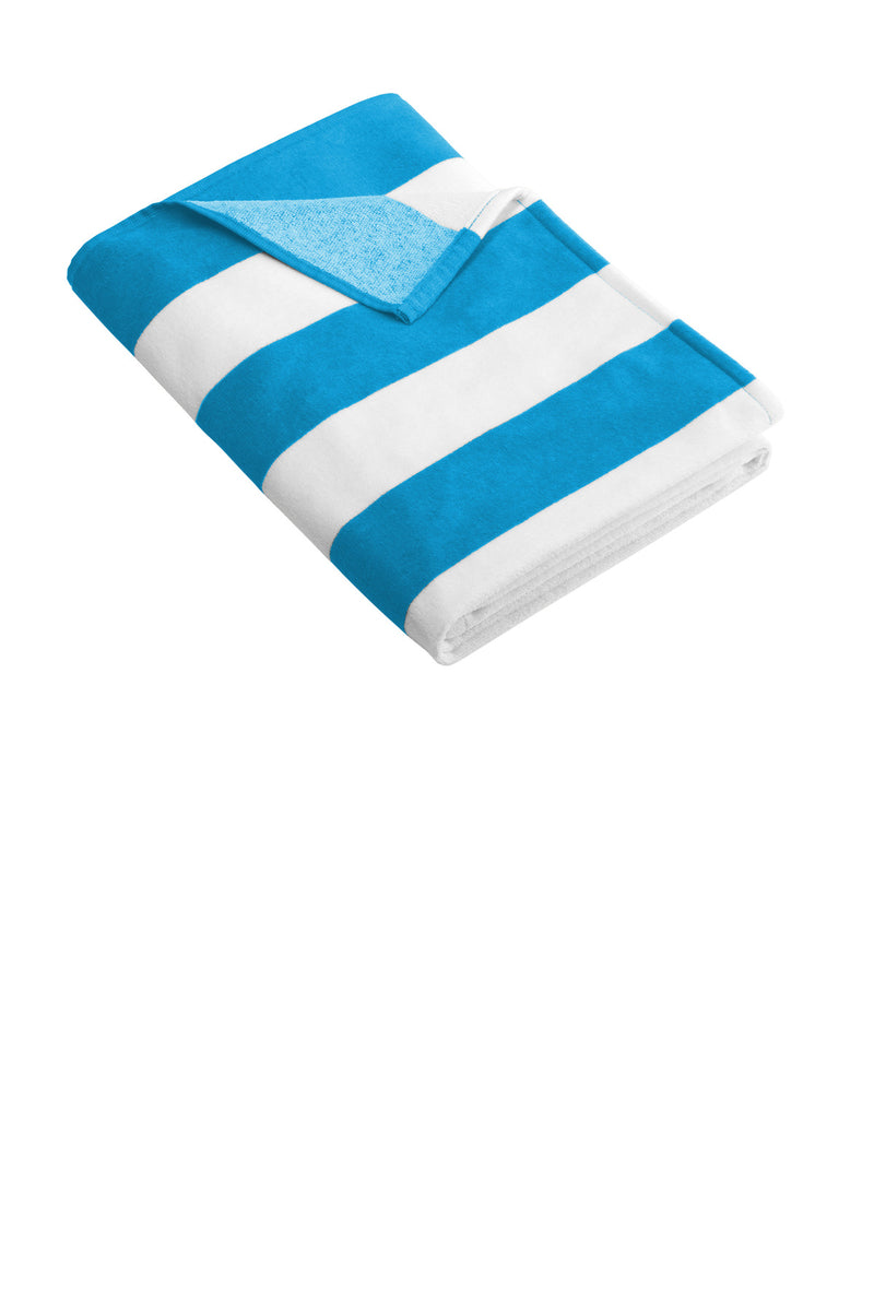 Load image into Gallery viewer, Port Authority Cabana Stripe Beach Towel. PT43
