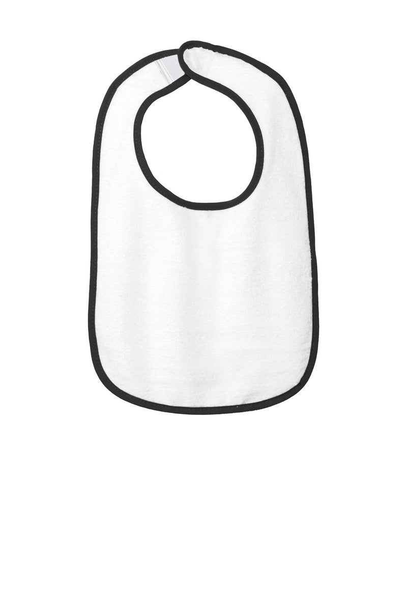 Load image into Gallery viewer, Rabbit Skins Infant Contrast Trim Terry Bib. RS1003
