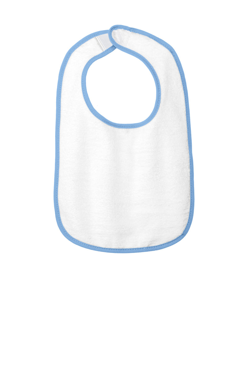 Load image into Gallery viewer, Rabbit Skins Infant Contrast Trim Terry Bib. RS1003
