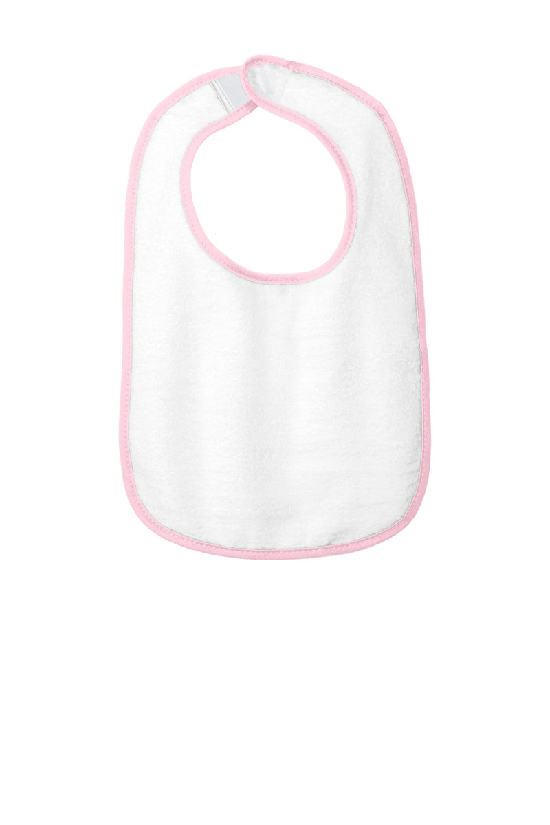 Load image into Gallery viewer, Rabbit Skins Infant Contrast Trim Terry Bib. RS1003
