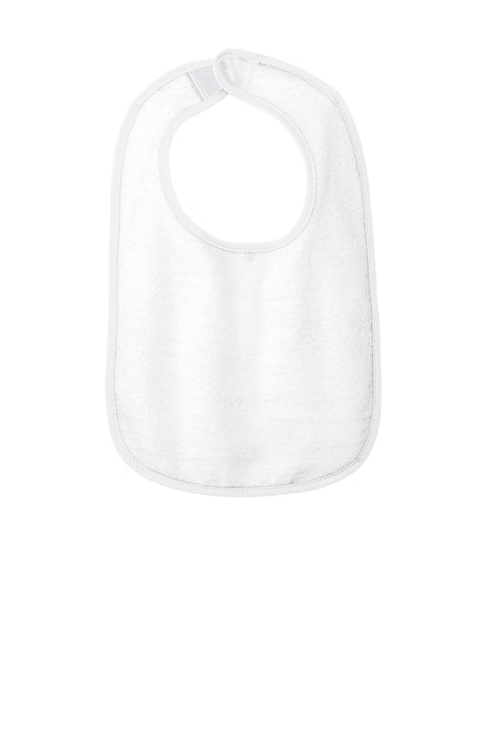 Rabbit Skins Infant Contrast Trim Terry Bib. RS1003