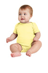 Rabbit Skins Infant Short Sleeve Baby Rib Bodysuit. RS4400