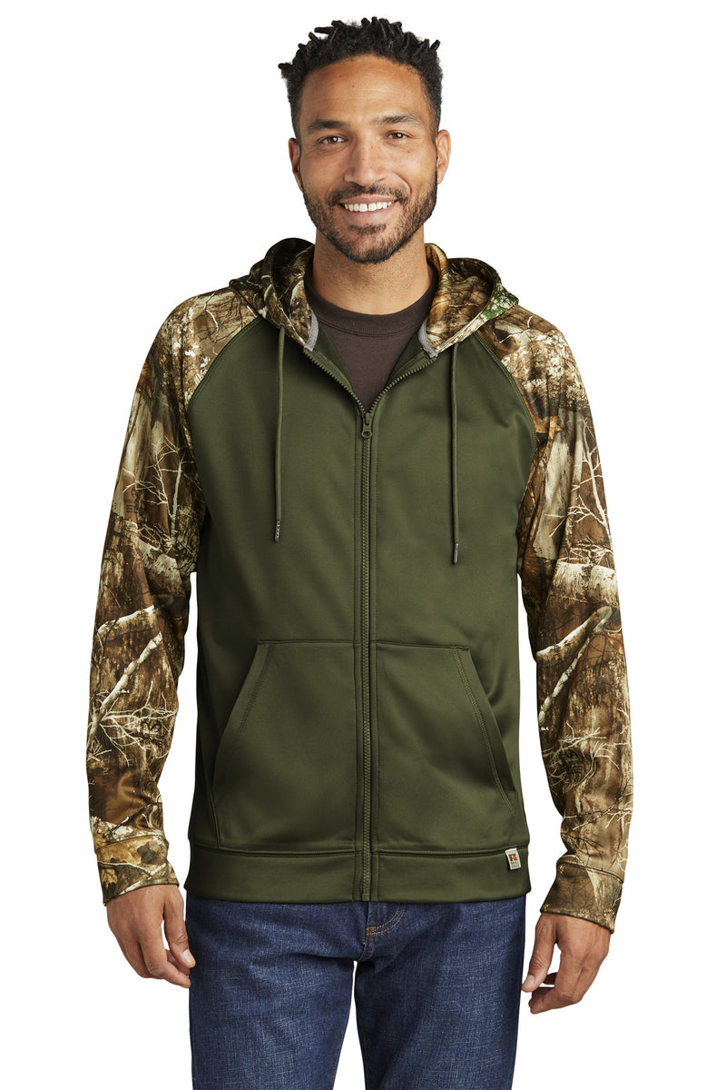 Load image into Gallery viewer, Russell Outdoors Realtree Performance Colorblock Full-Zip Hoodie RU452
