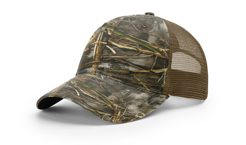 Richardson 111P | Garment Washed Printed Trucker | Camo