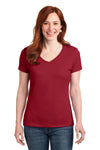Hanes Women's Perfect-T Cotton V-Neck T-Shirt. S04V