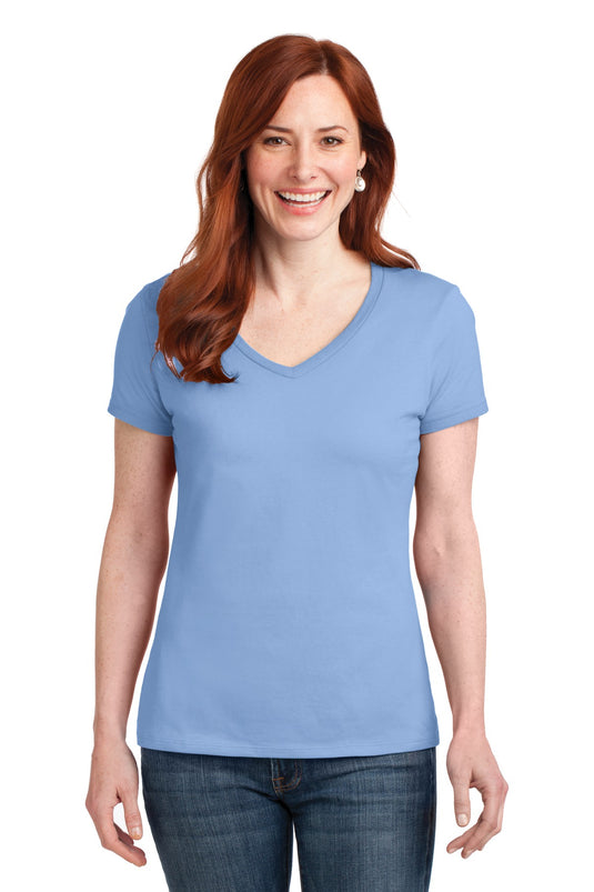 Hanes Women's Perfect-T Cotton V-Neck T-Shirt. S04V