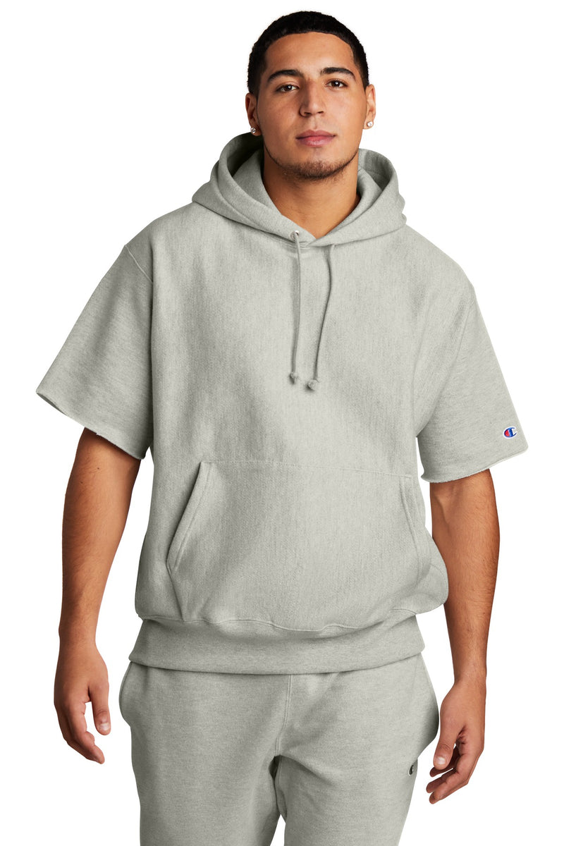 Load image into Gallery viewer, Champion   Reverse Weave   Short Sleeve Hooded Sweatshirt S101SS
