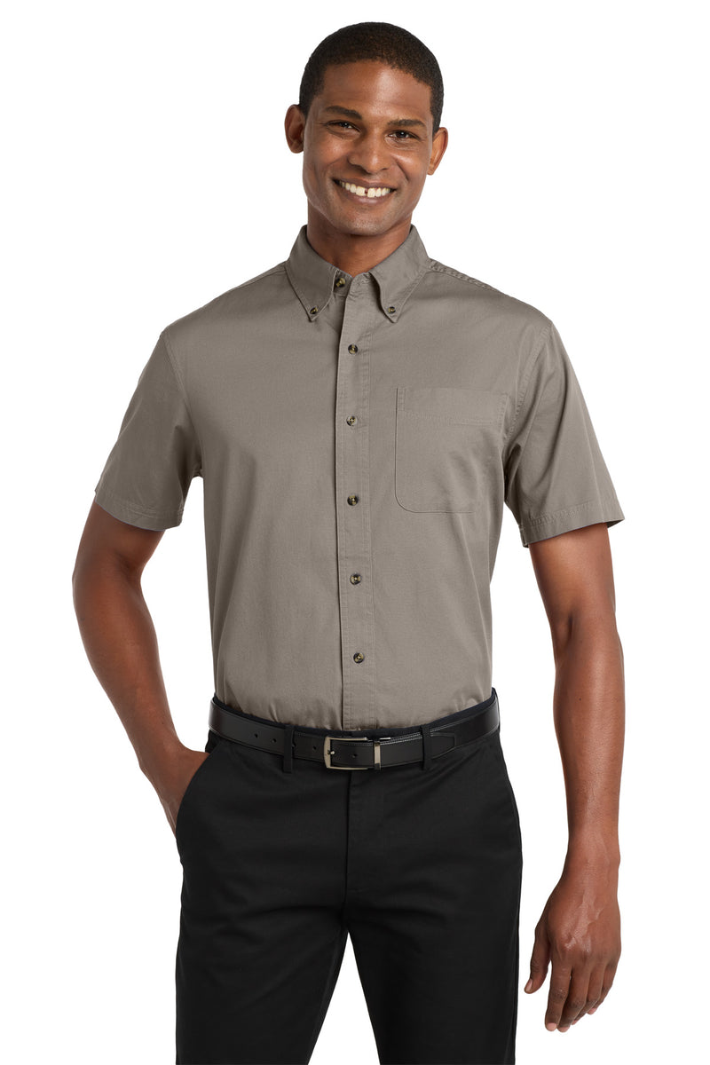 Load image into Gallery viewer, Port Authority Short Sleeve Twill Shirt. S500T
