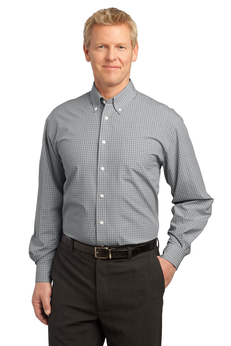 Load image into Gallery viewer, Port Authority Plaid Pattern Easy Care Shirt. S639
