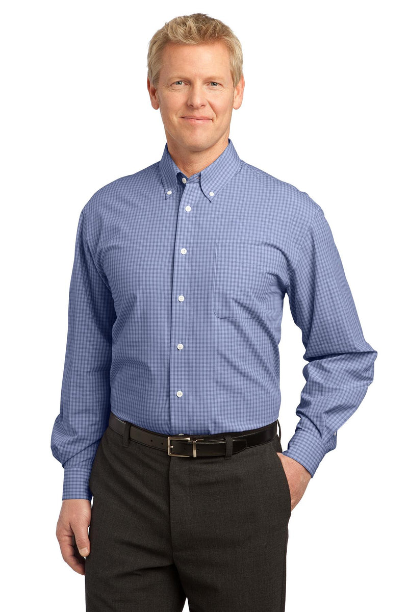 Load image into Gallery viewer, Port Authority Plaid Pattern Easy Care Shirt. S639
