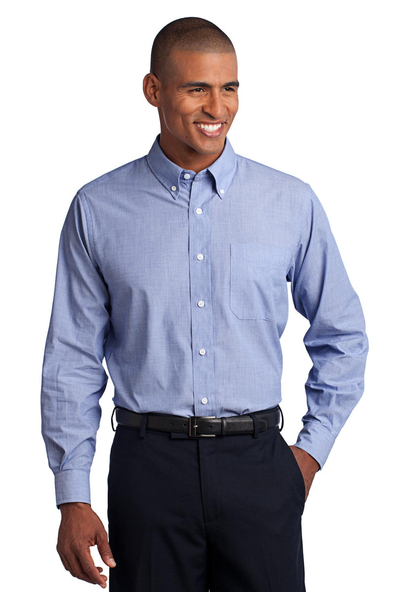 Load image into Gallery viewer, Port Authority Crosshatch Easy Care Shirt. S640
