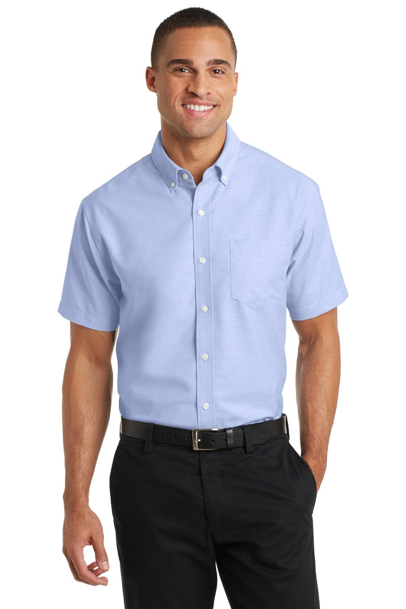 Load image into Gallery viewer, Port Authority Short Sleeve SuperPro Oxford Shirt. S659
