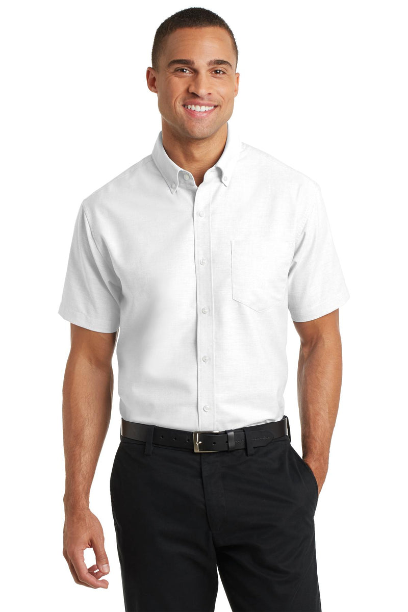 Load image into Gallery viewer, Port Authority Short Sleeve SuperPro Oxford Shirt. S659
