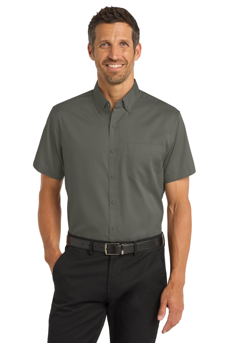 Load image into Gallery viewer, Port Authority Short Sleeve SuperPro Twill Shirt. S664
