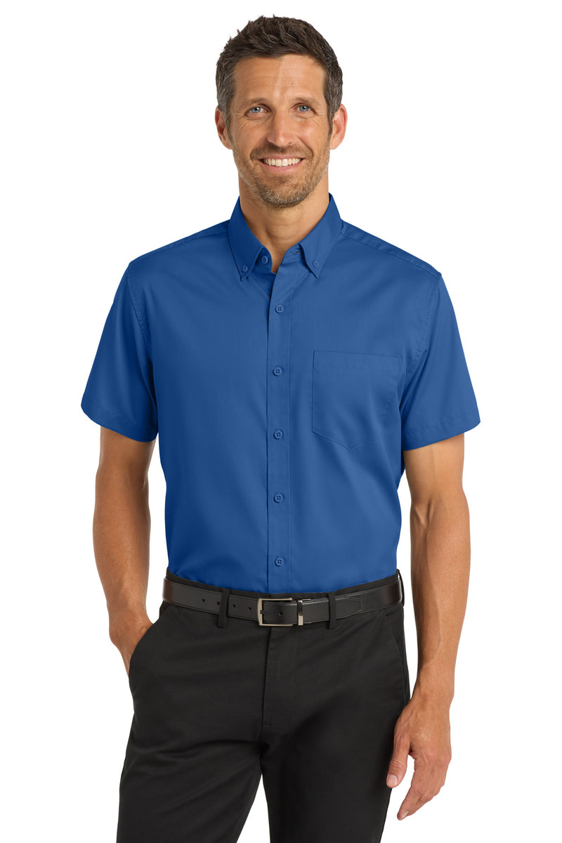 Load image into Gallery viewer, Port Authority Short Sleeve SuperPro Twill Shirt. S664
