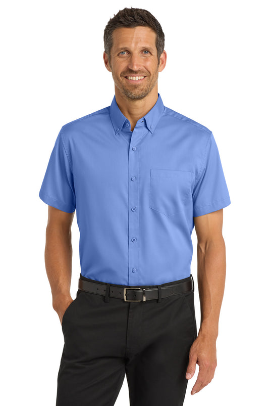 Port Authority Short Sleeve SuperPro Twill Shirt. S664